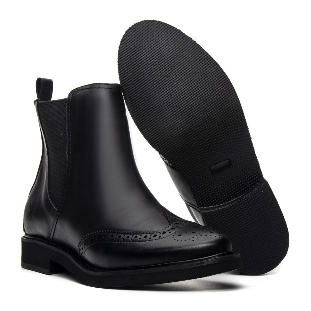 Bota Chelsea Feminina Arcade Preta