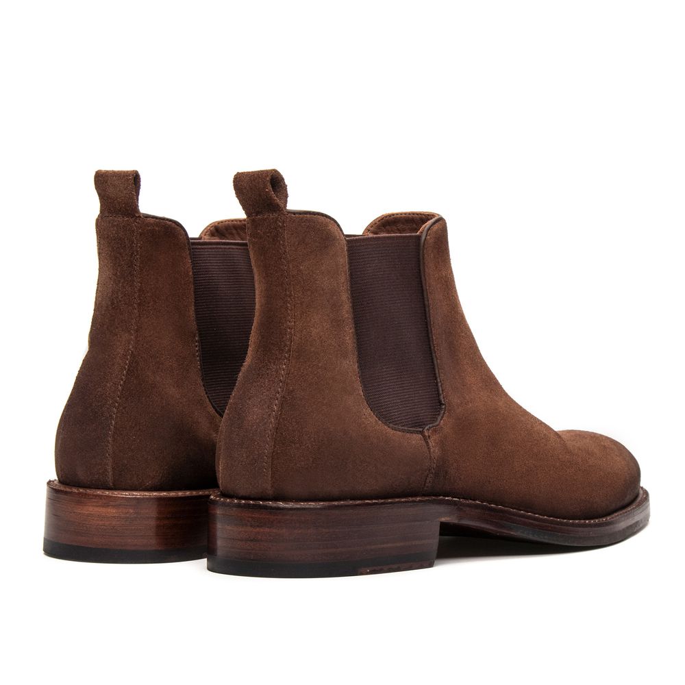 Bota Masculina Brera Chelsea Camurça Café