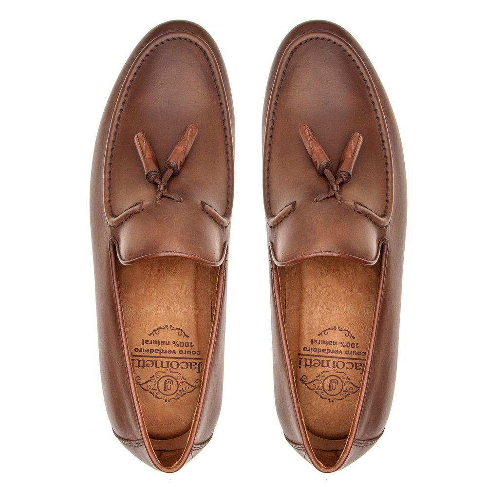 Mocassim Loafer Tassel Napoli Carvalho