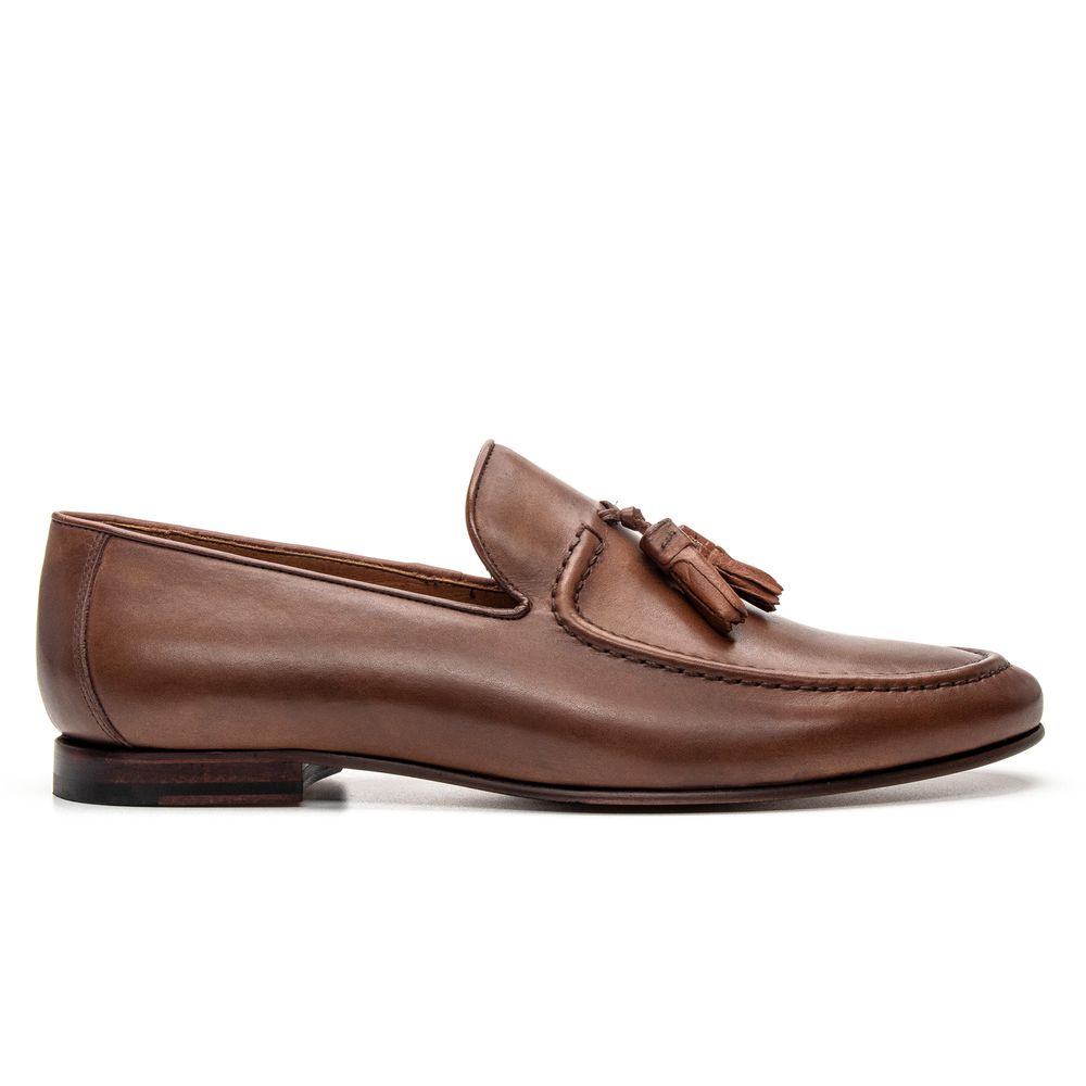 Mocassim Loafer Tassel Napoli Carvalho