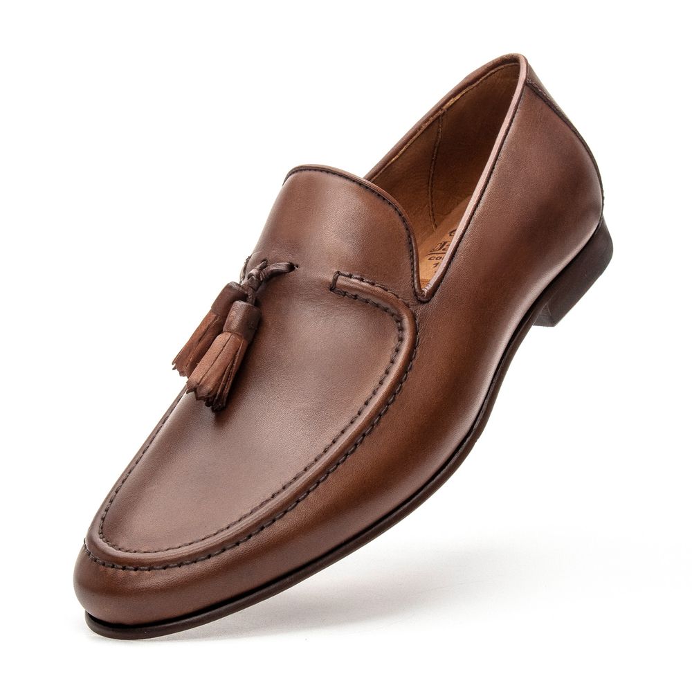 Mocassim Loafer Tassel Napoli Carvalho