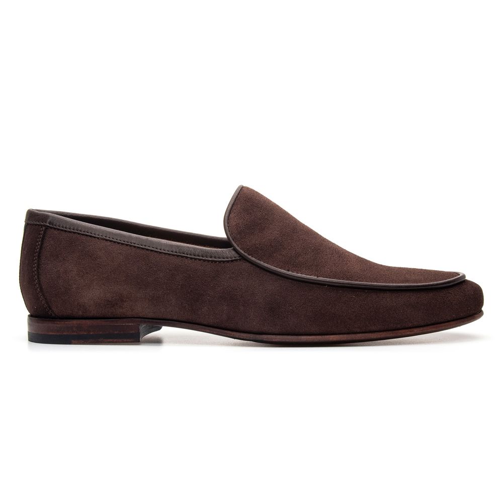 Mocassim Loafer Portofino Camurça Café