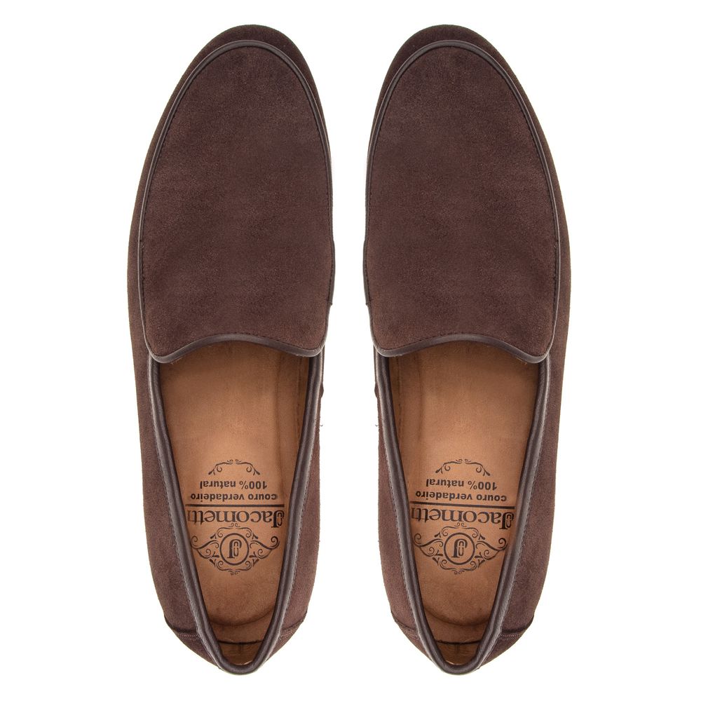 Mocassim Loafer Portofino Camurça Café