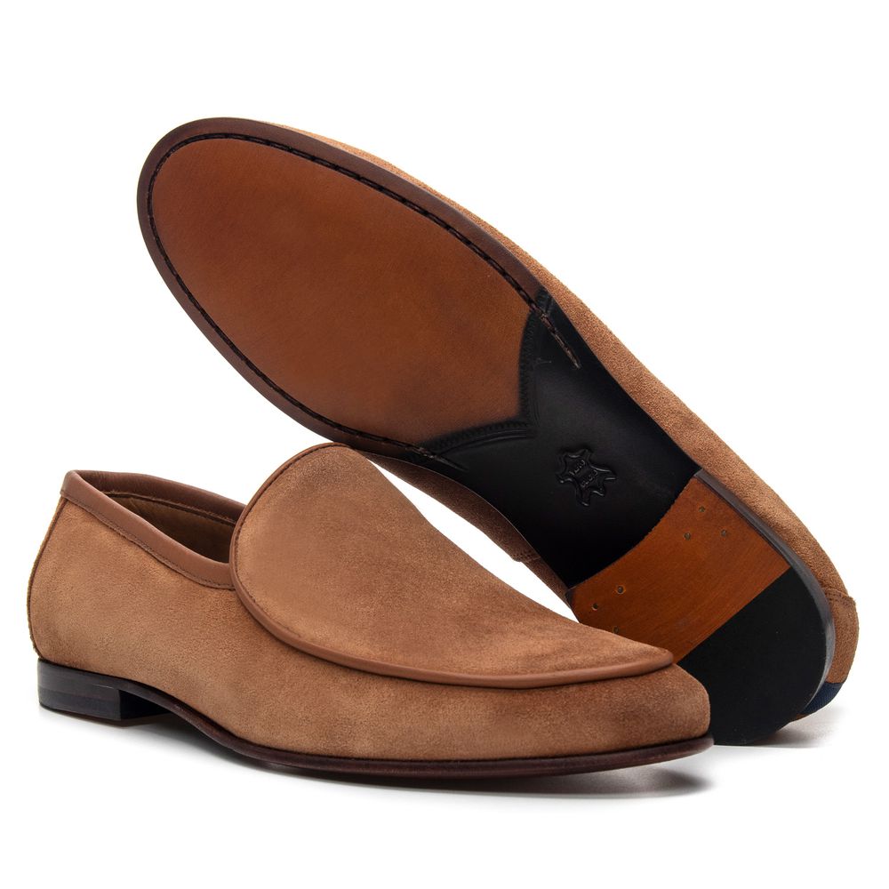 Mocassim Loafer Portofino Camurça Whisky