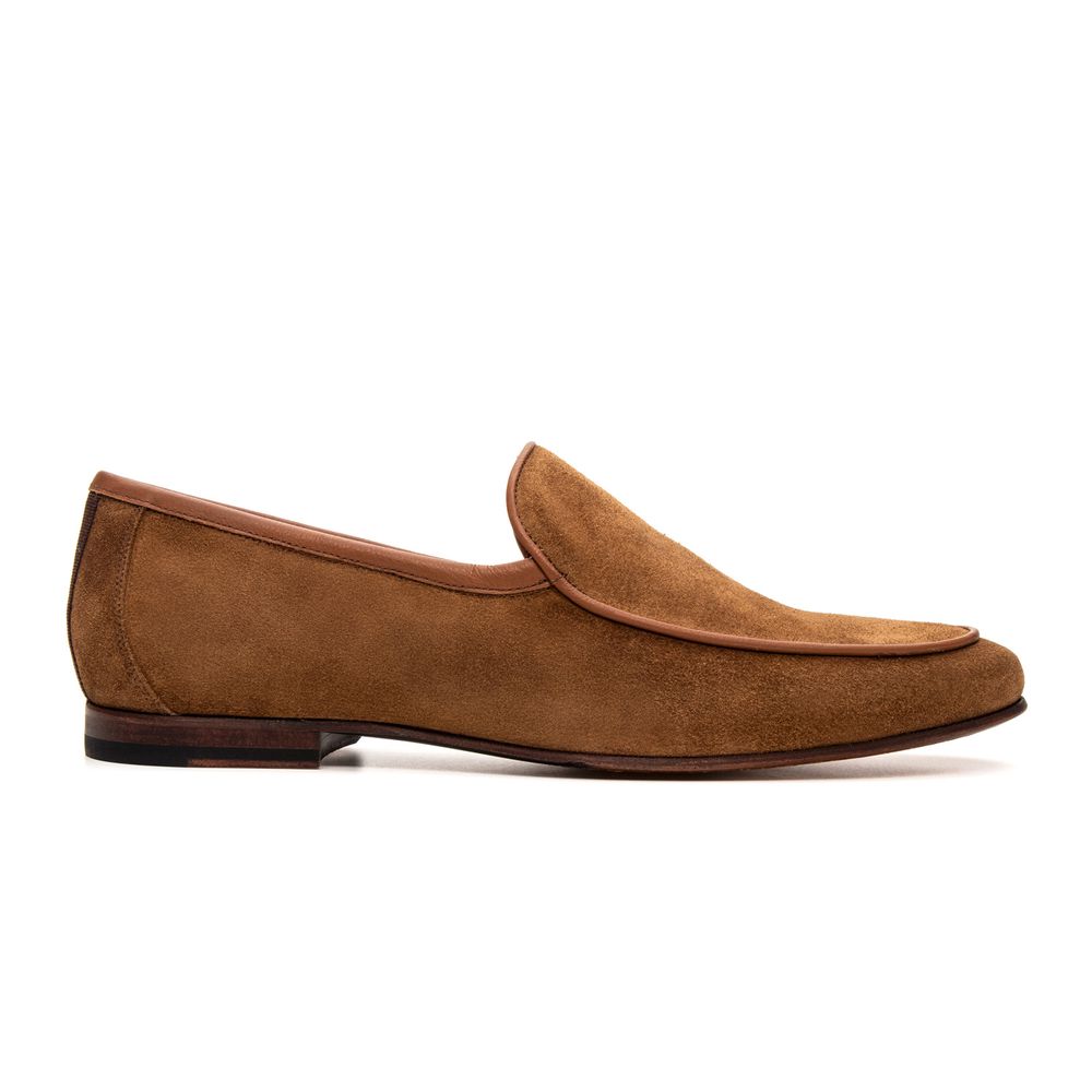 Mocassim Loafer Portofino Camurça Conhaque