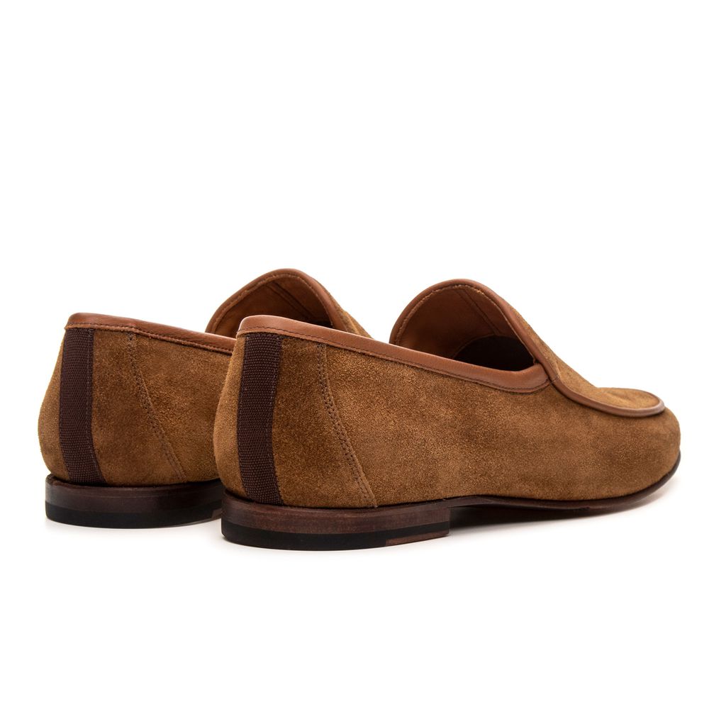 Mocassim Loafer Portofino Camurça Conhaque