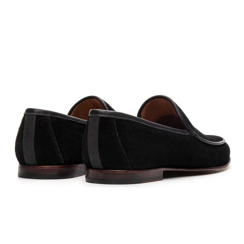 Mocassim Loafer Portofino Camurça Preto