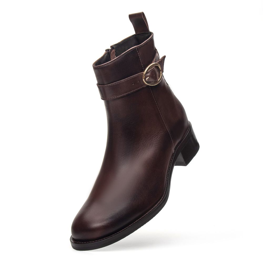 Bota Feminina Navona Castanho