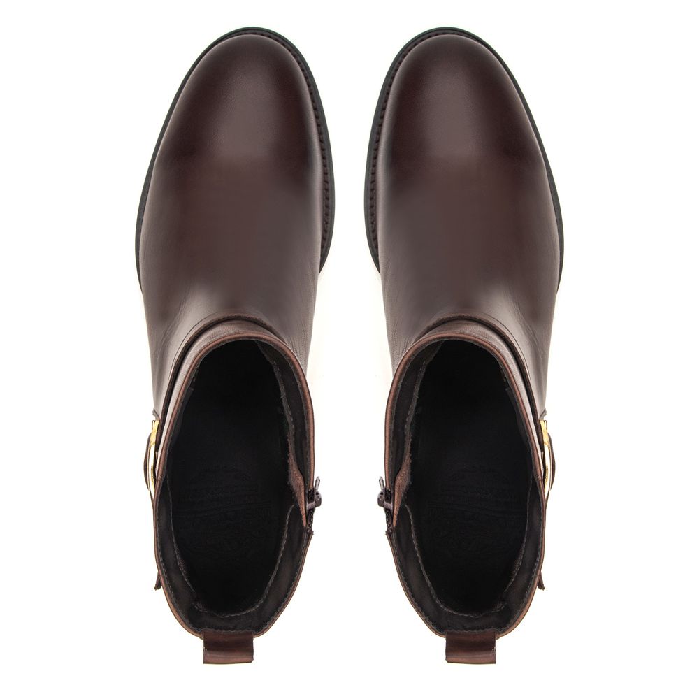 Bota Feminina Navona Castanho