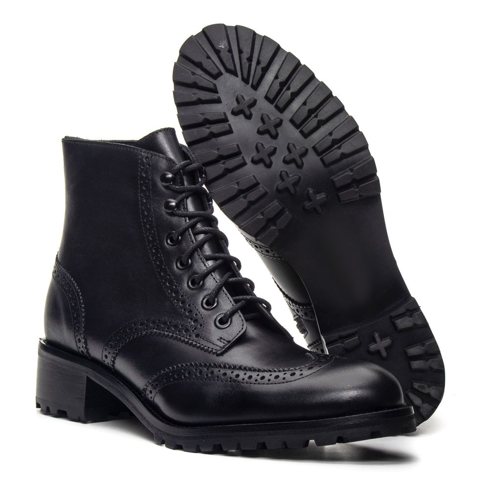 Coturno Feminino Padova Preto