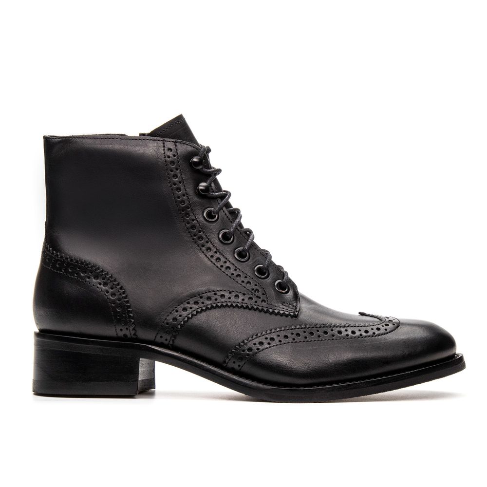 Coturno Feminino Padova Preto Solado Top Rubber