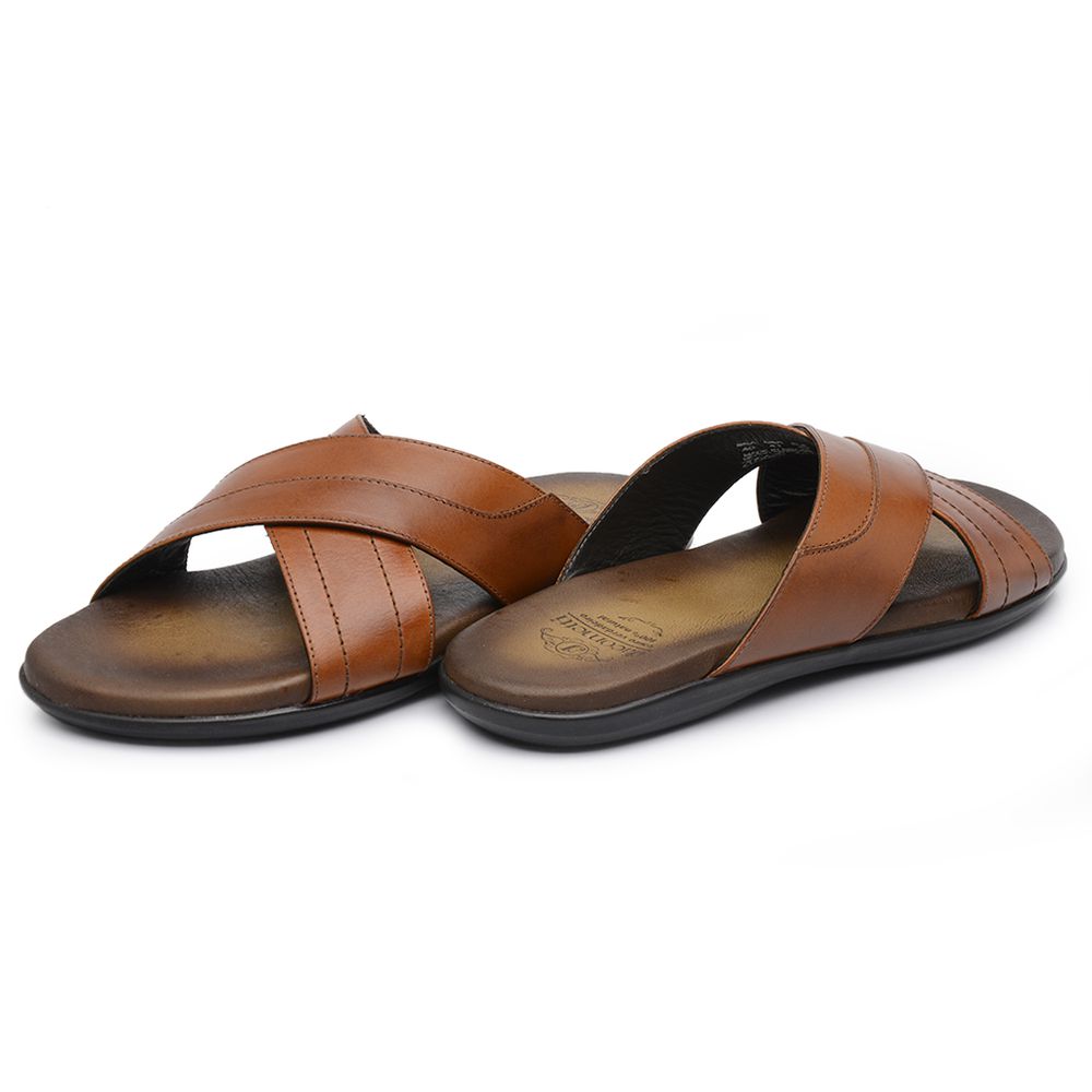 Sandália Masculina em Couro Havana 3210