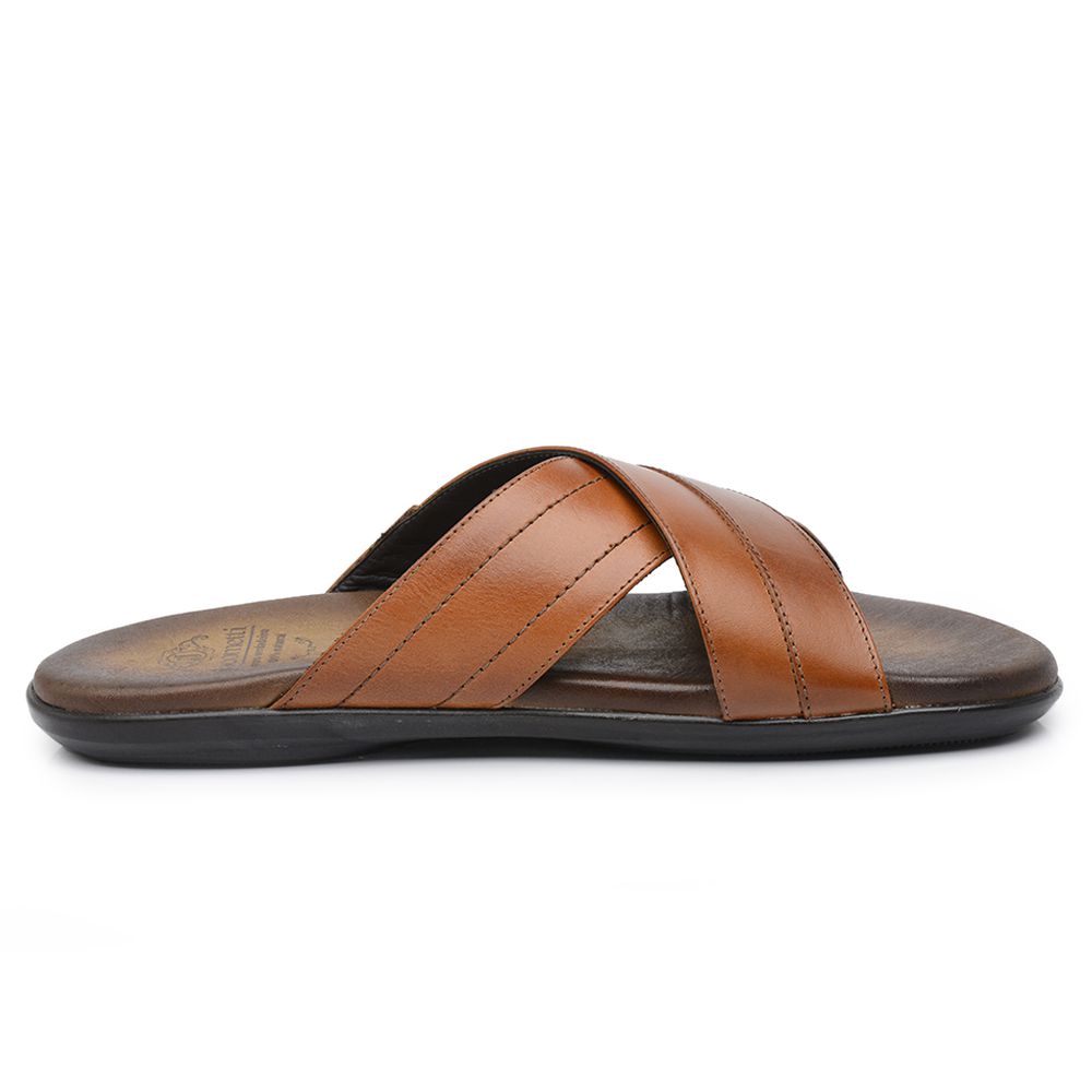 Sandália Masculina em Couro Havana 3210