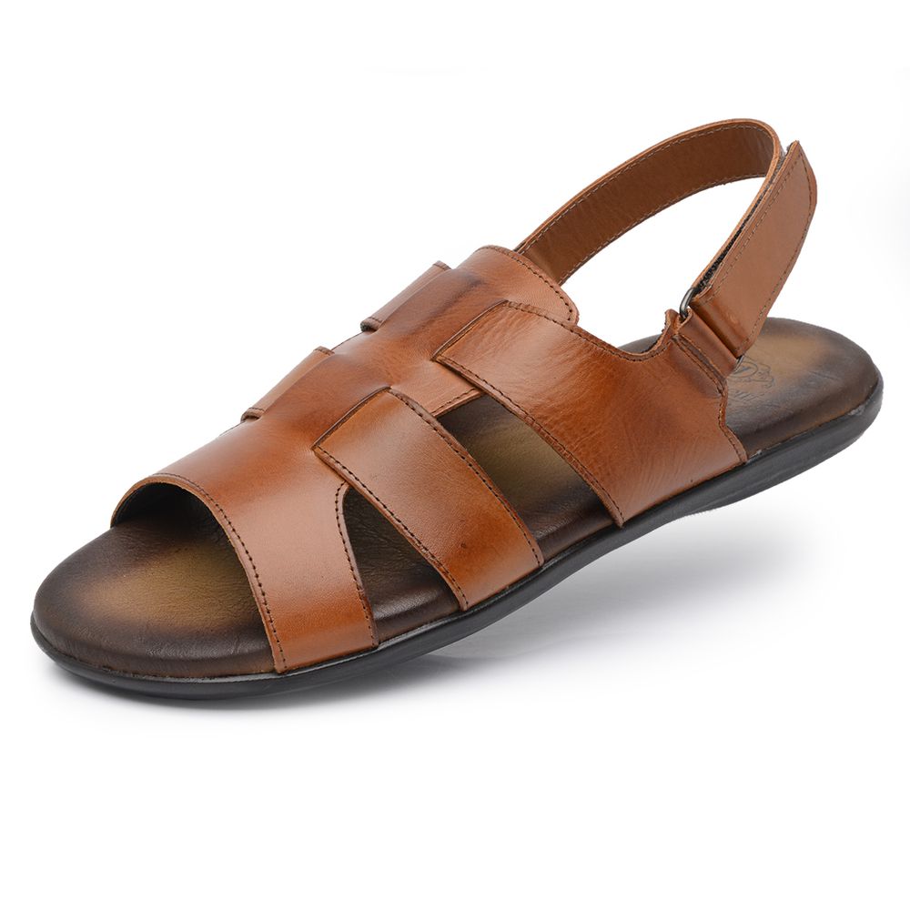 Sandália Masculina em Couro Havana 3233