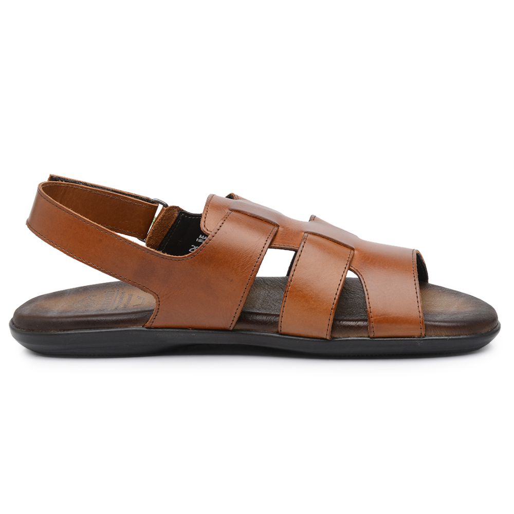 Sandália Masculina em Couro Havana 3233