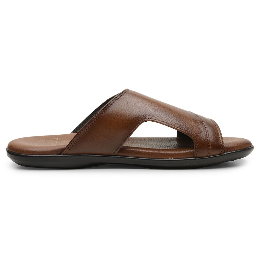 Sandália Masculina em Couro Bronze 3247