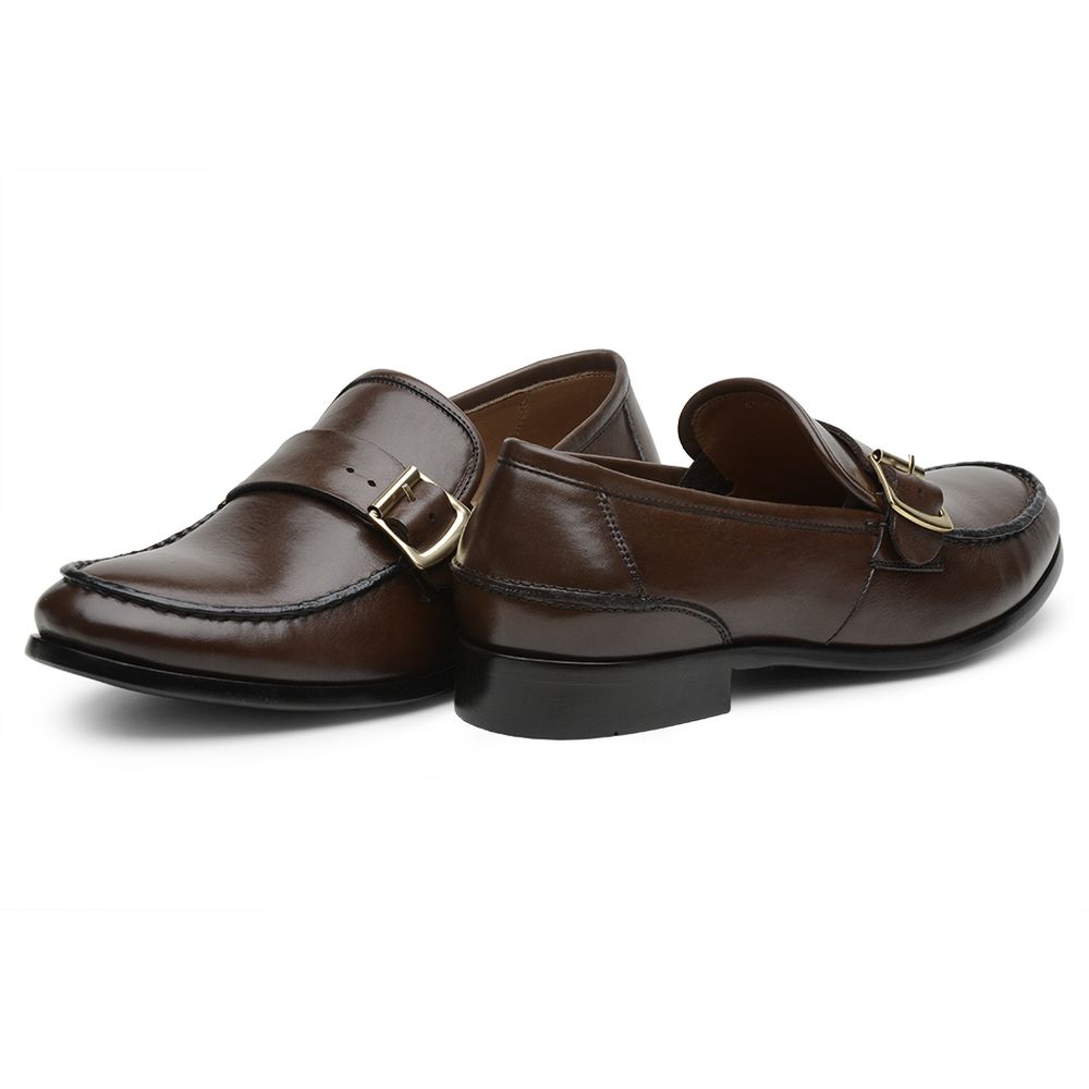 Mocassim Argentino Café Com Fivela 4301