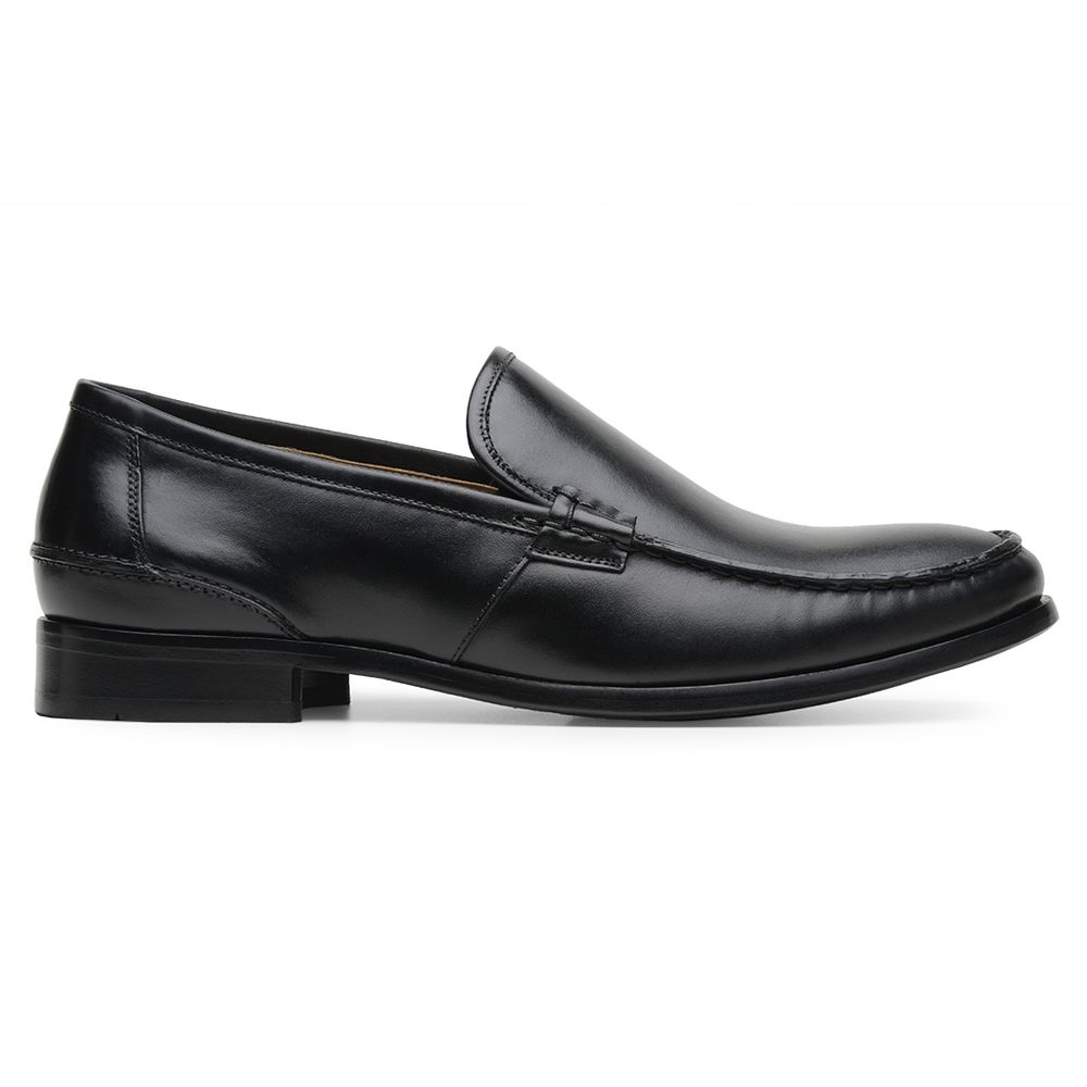 Mocassim Argentino Masculino de Couro Preto 4303