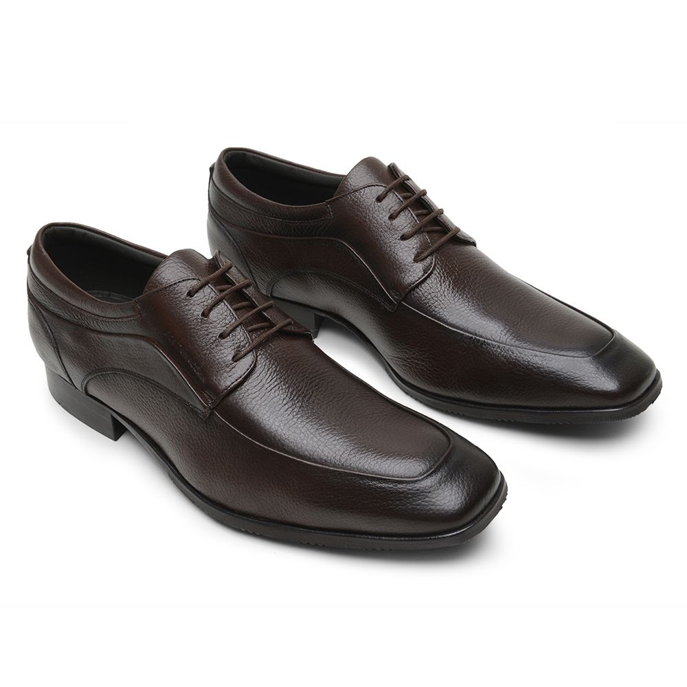 Sapato Scatamacchia Masculino de Couro Café 7102