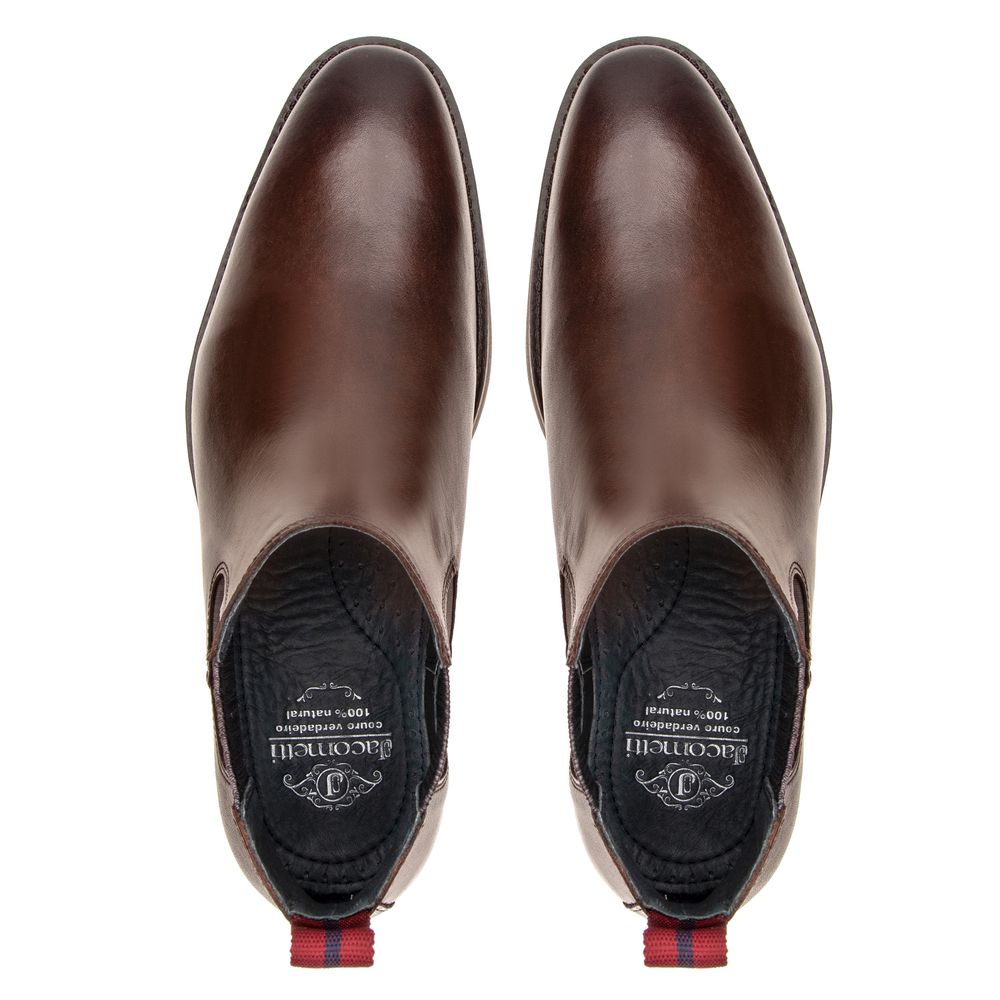 Bota Chelsea Masculina Café 4317