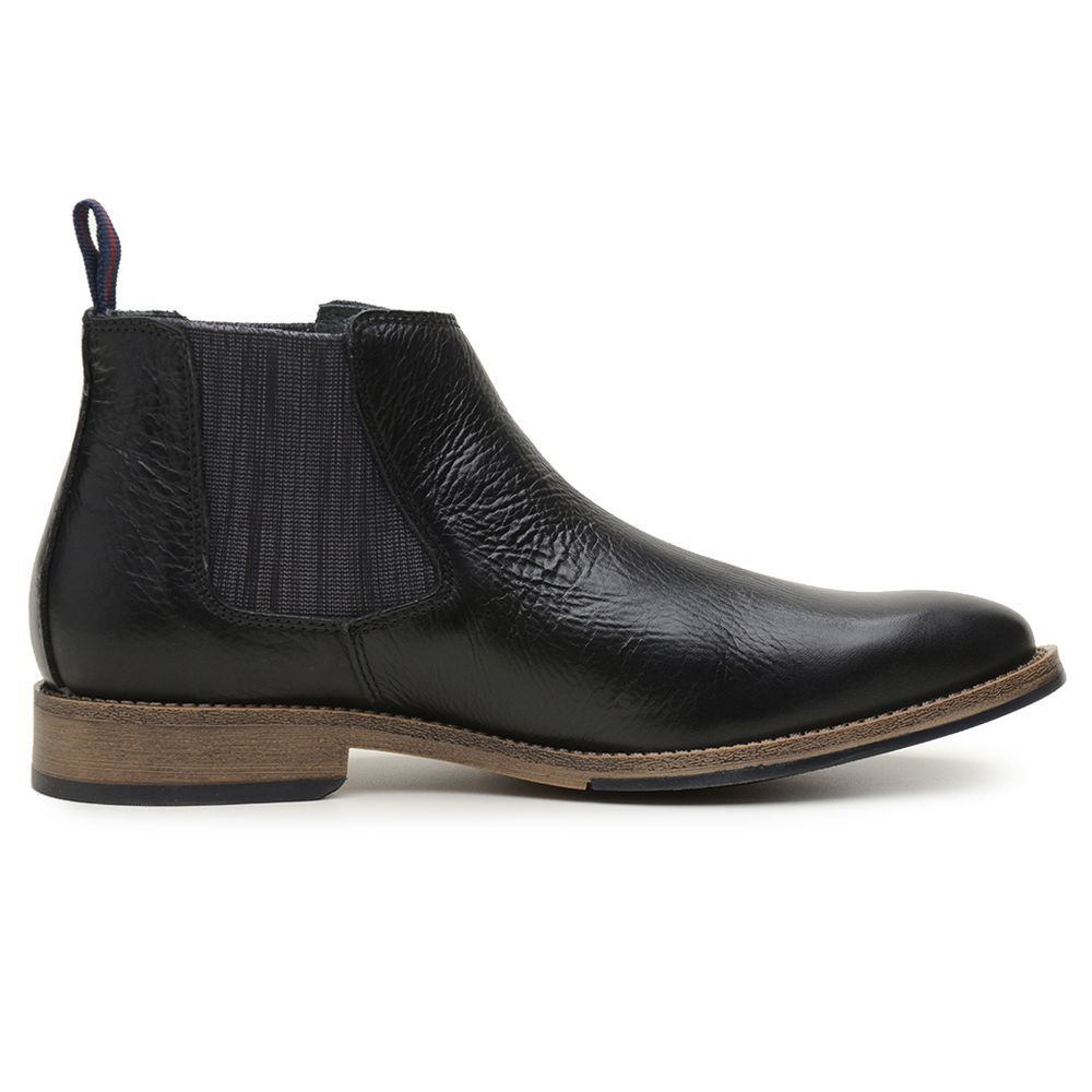 Bota Chelsea Masculina Preta 4317