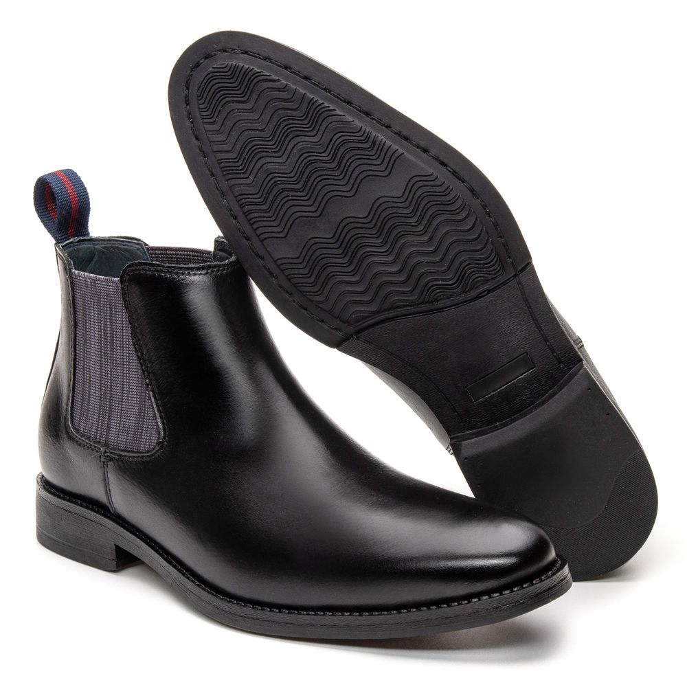 Bota Chelsea Masculina Preta 4317