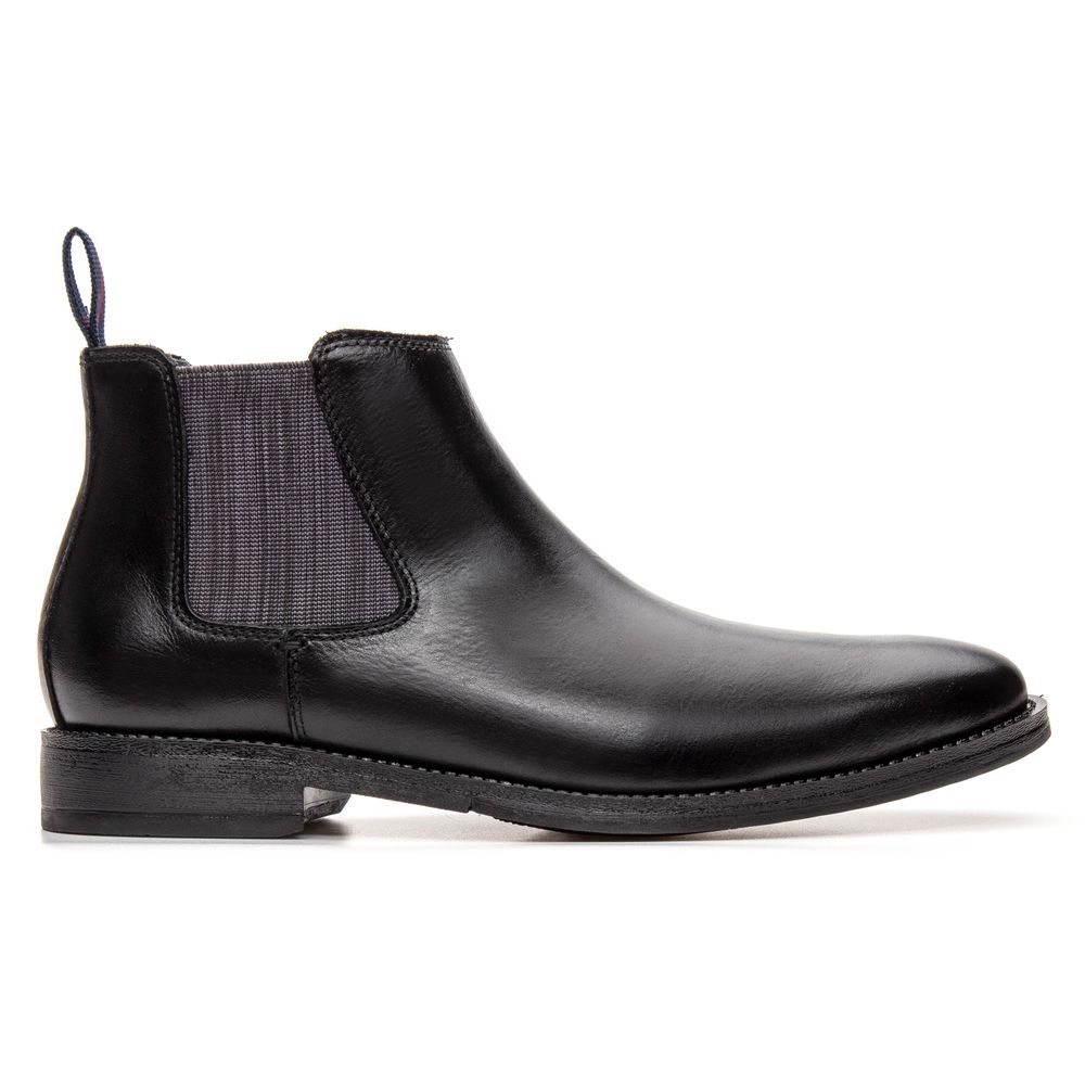 Bota Chelsea Masculina Preta 4317