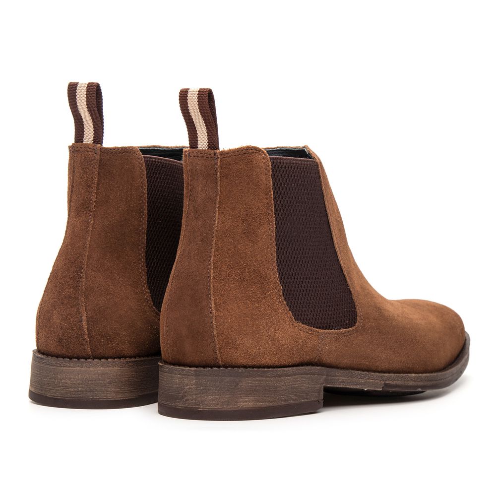 Bota Masculina Merano Chelsea Suede Capuccino