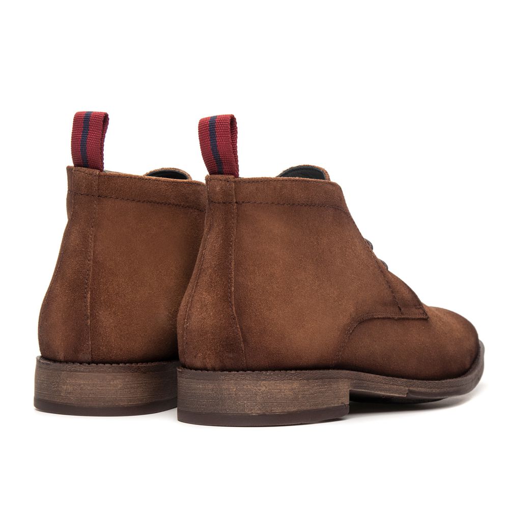 Bota Casual Bormio Couro Suede Capuccino