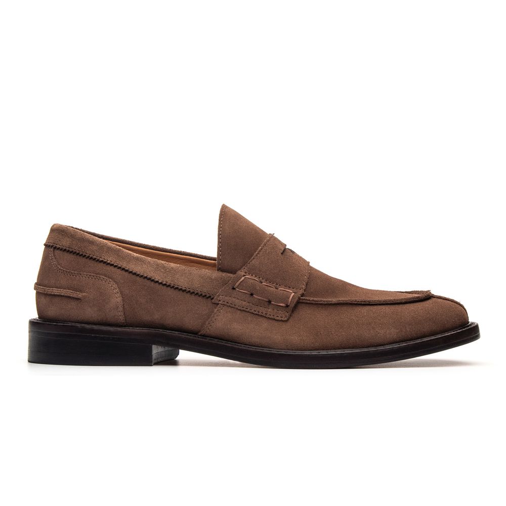 Sapato Loafer Masculino Ancona Camurça Trufa
