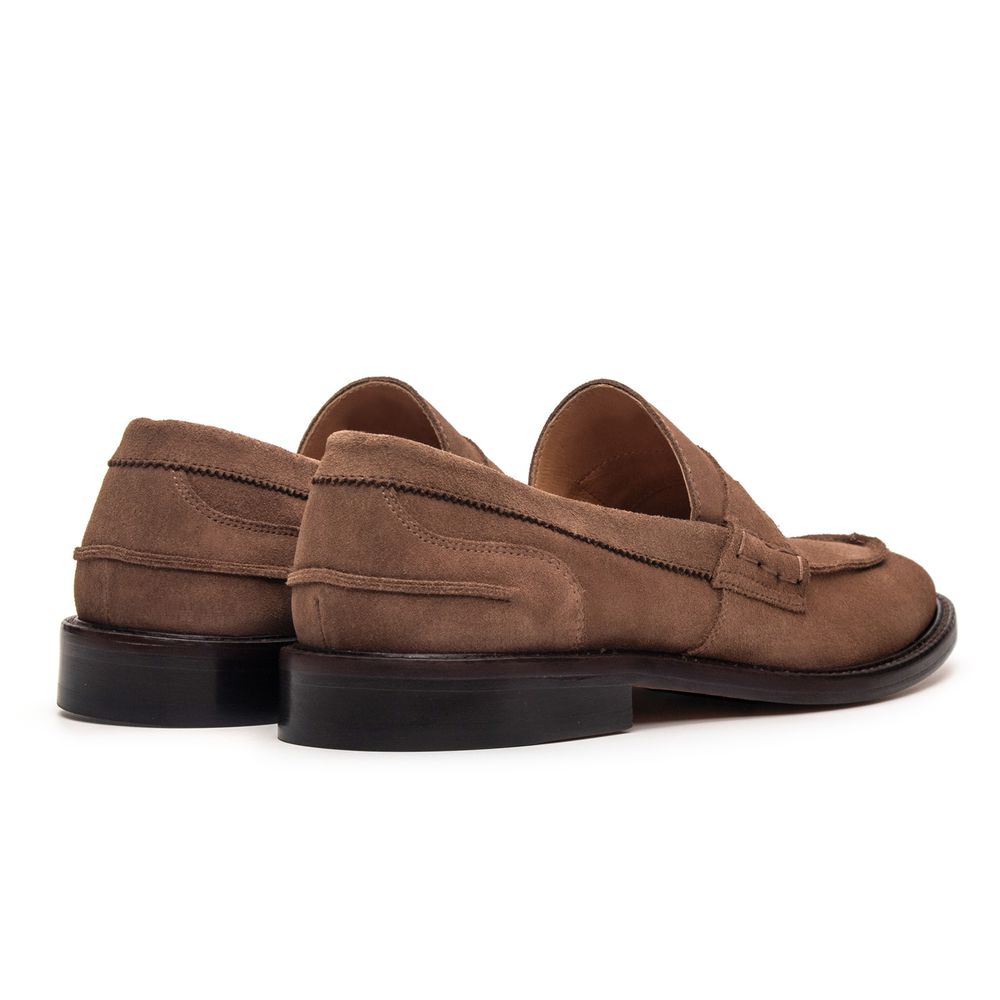 Sapato Loafer Masculino Ancona Camurça Trufa
