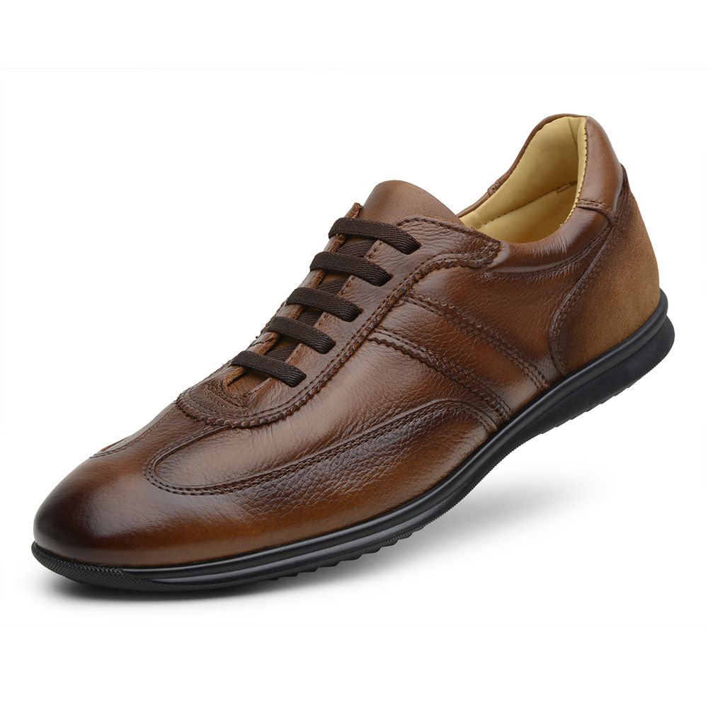 Sapatênis de Couro Bronze 5320