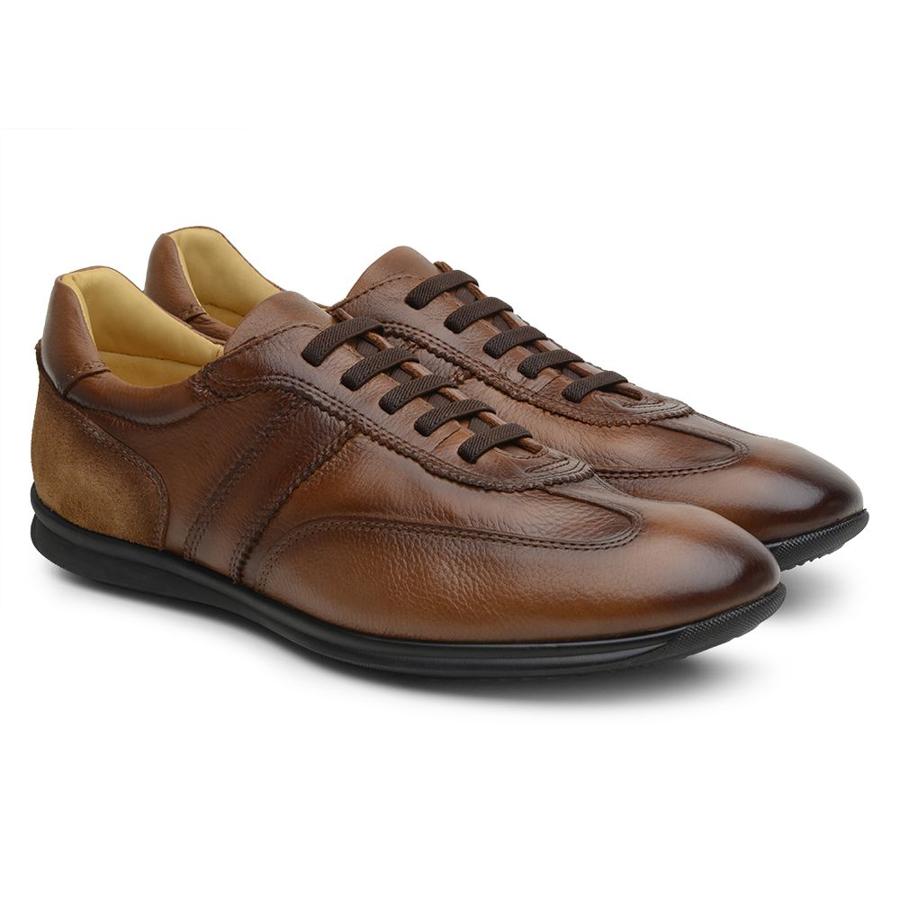Sapatênis de Couro Bronze 5320
