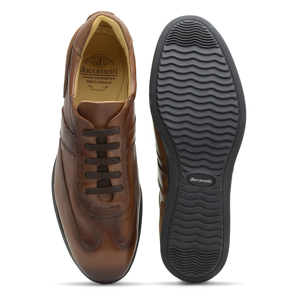 Sapatênis de Couro Bronze 5320