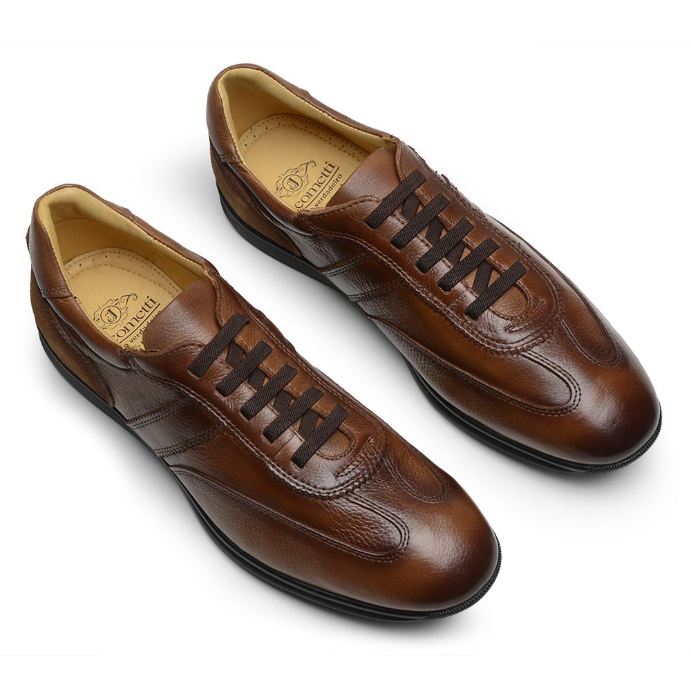 Sapatênis de Couro Bronze 5320