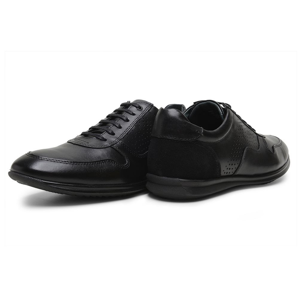 Sapatênis de Couro Preto 5322