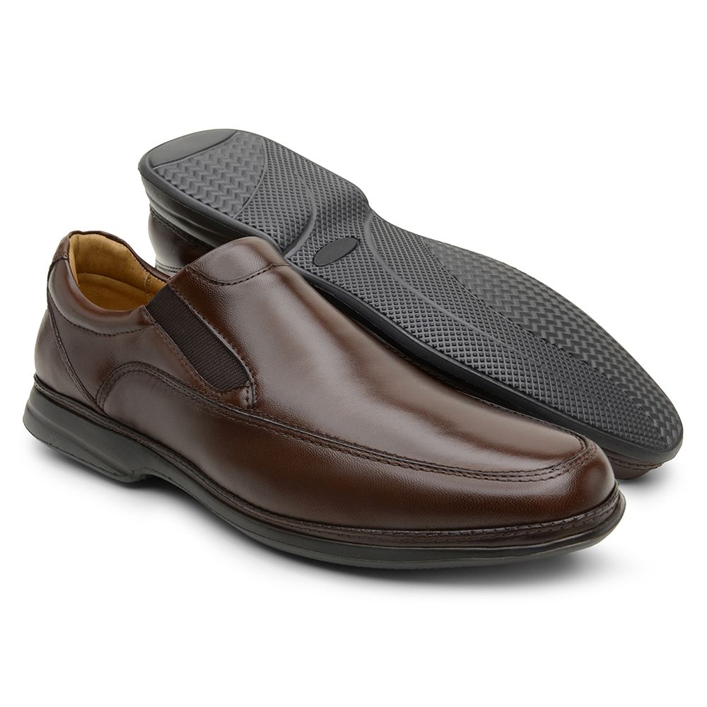 Sapato Casual Ultra-leve Café 8350