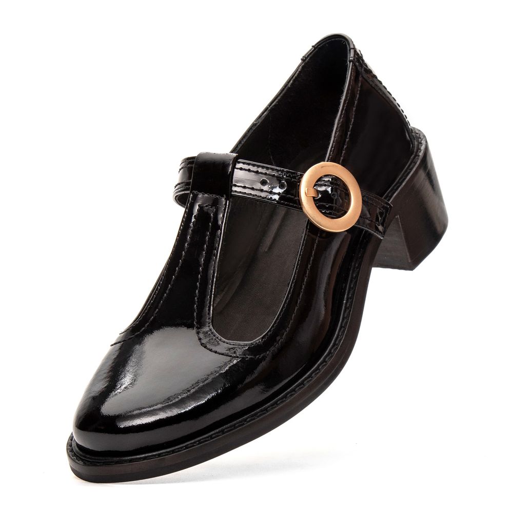 Sapato Boneca Beatrice Verniz Preto