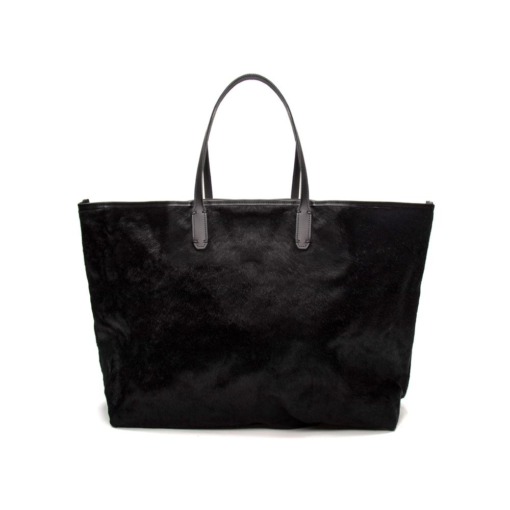 Bolsa Feminina Rina Pelo Preto Pequena