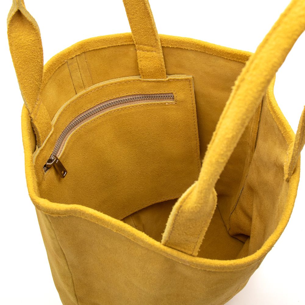 Bolsa Lella Camurça Amarelo