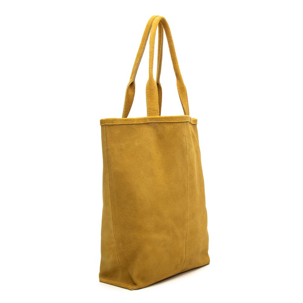 Bolsa Lella Camurça Amarelo