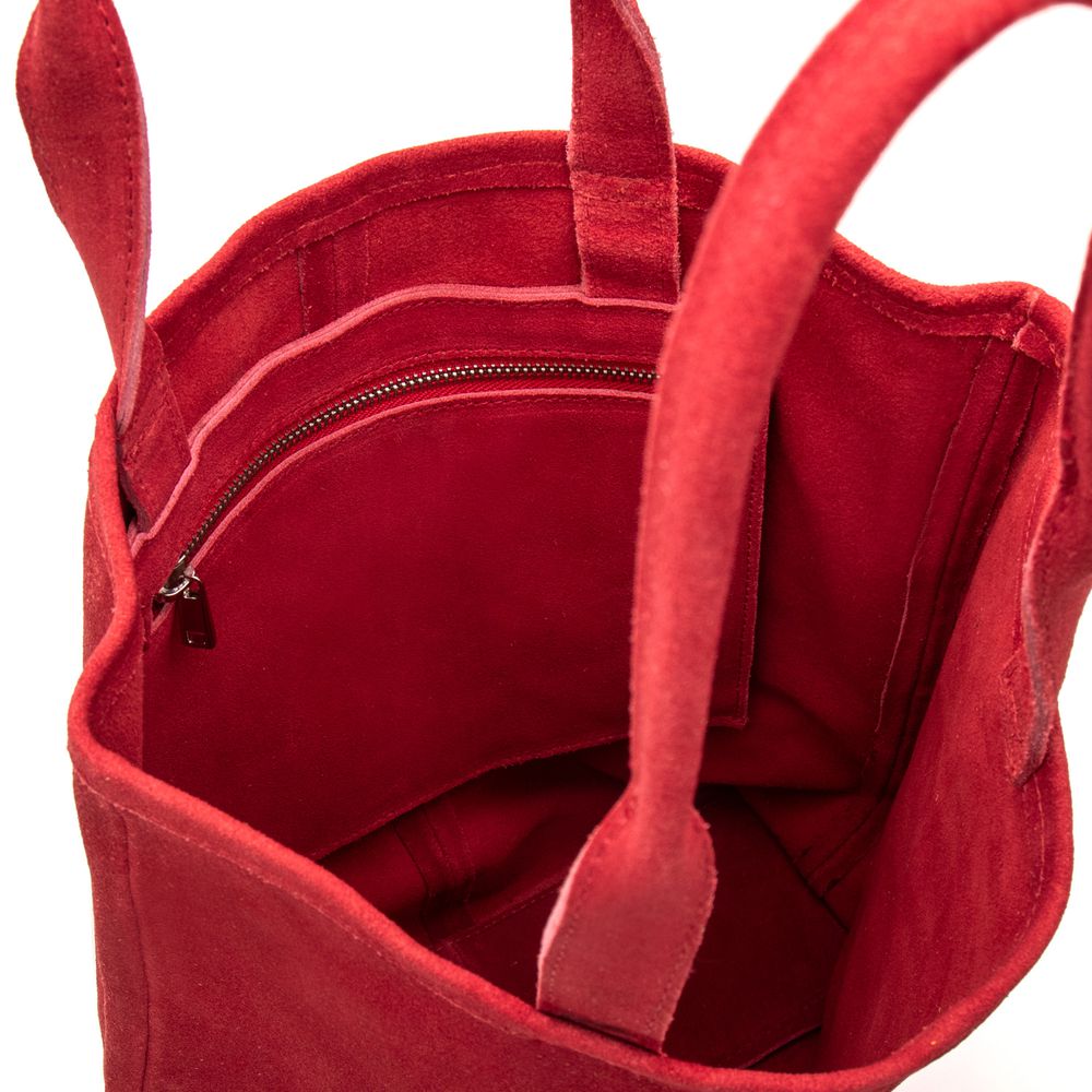Bolsa Lella Camurça Cereja