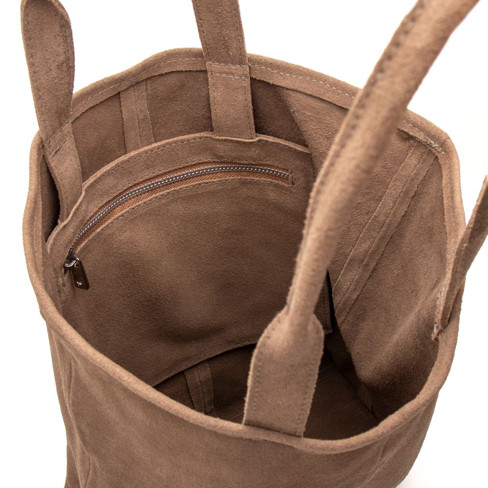 Bolsa Lella Camurça Marrom