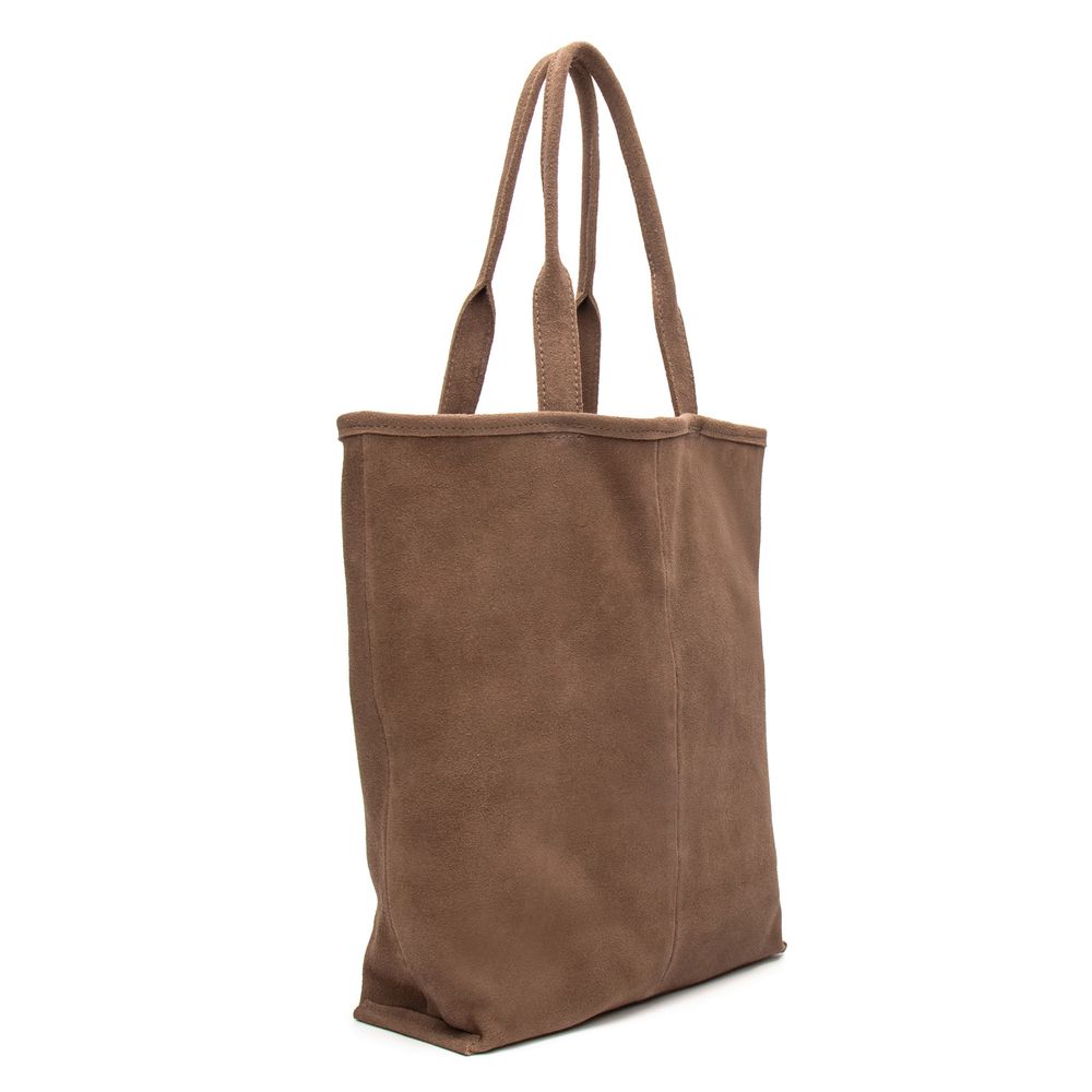 Bolsa Lella Camurça Marrom
