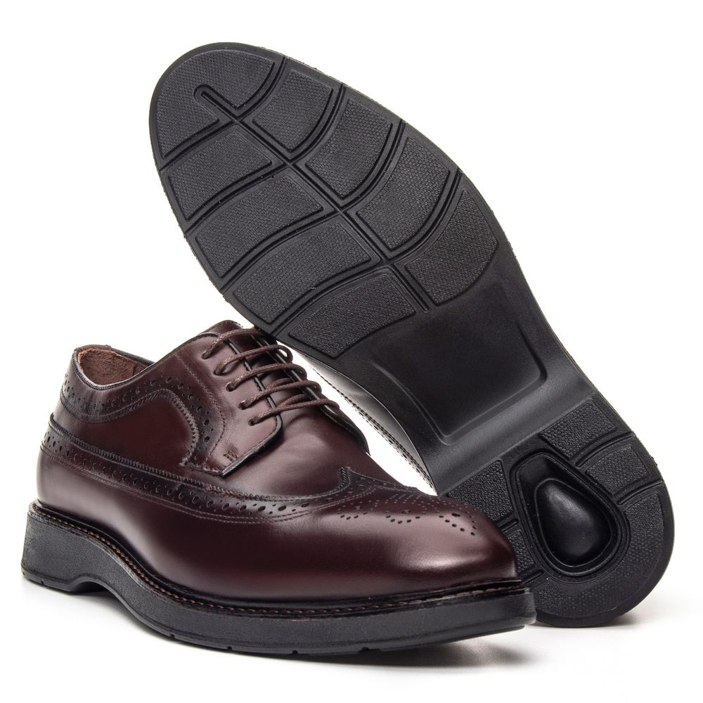 Sapato Casual Derby Trento Castanho 