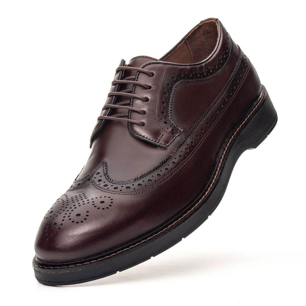 Sapato Casual Derby Trento Castanho 