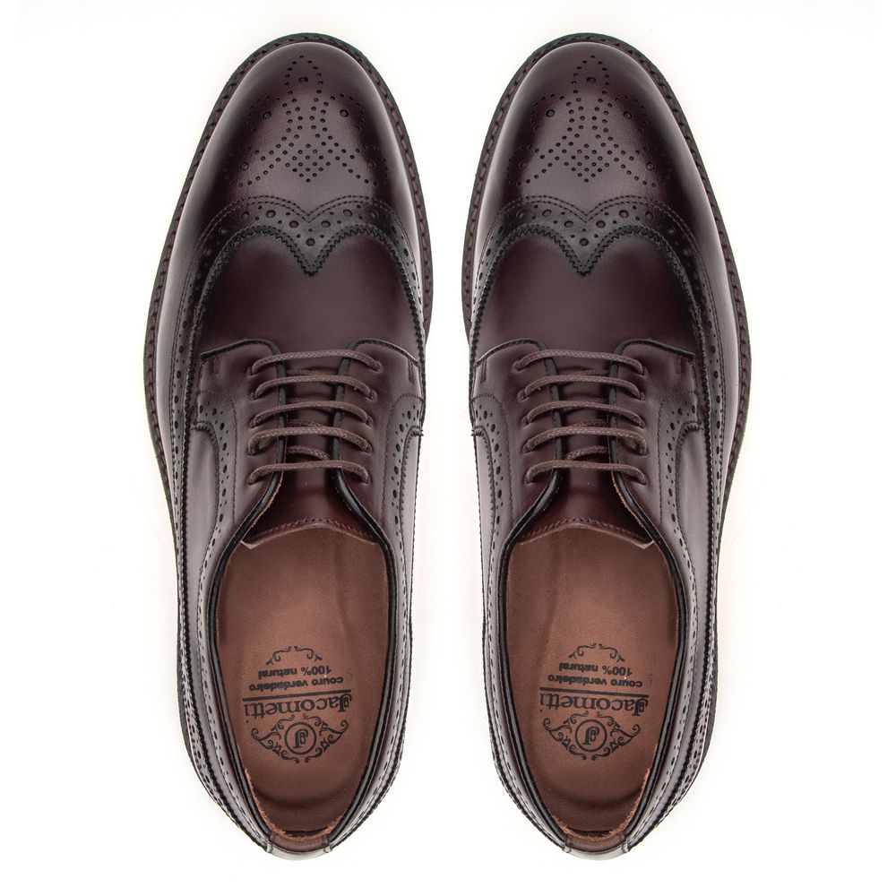 Sapato Casual Derby Trento Castanho 