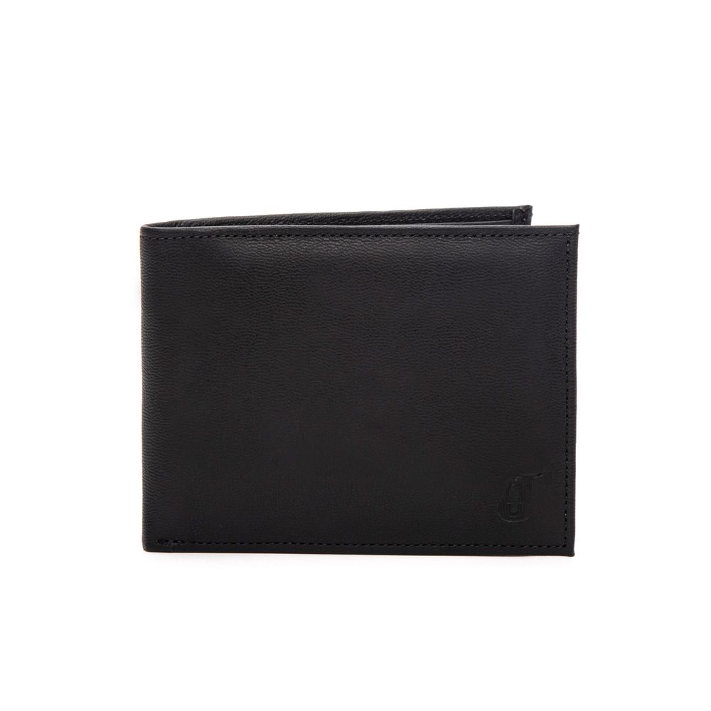 Carteira Masculina Dante em Couro Preto – Carteira e Porta-Cartões 2 em 1