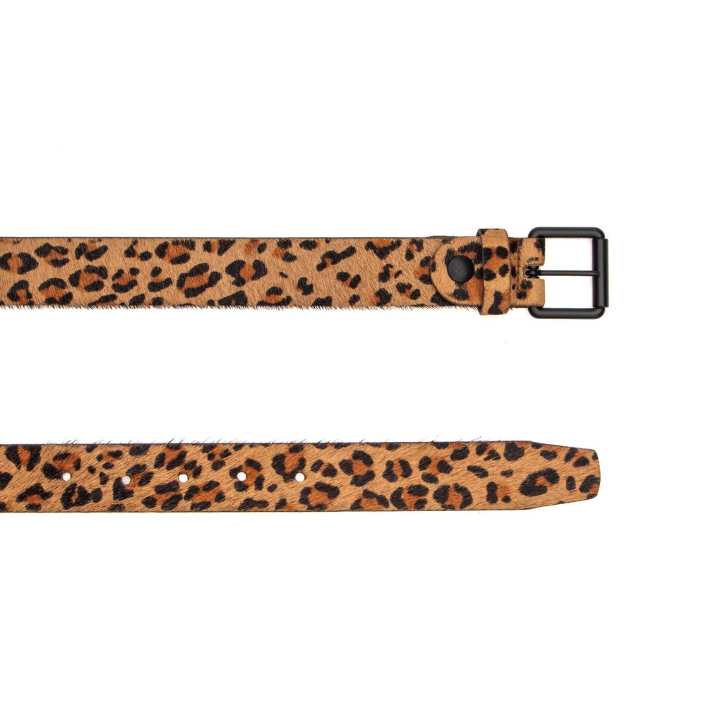 Cinto de Couro Piazza Couro Animal Print