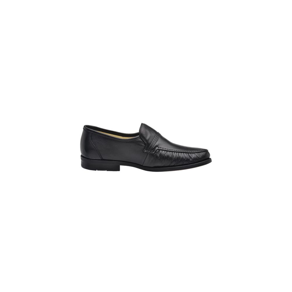 Tamanho Especial Clássico Mocassim Preto 001